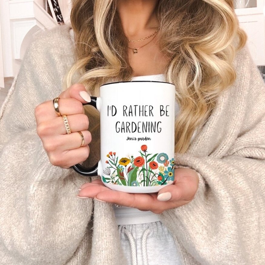 I’d Rather Be Gardening Mug